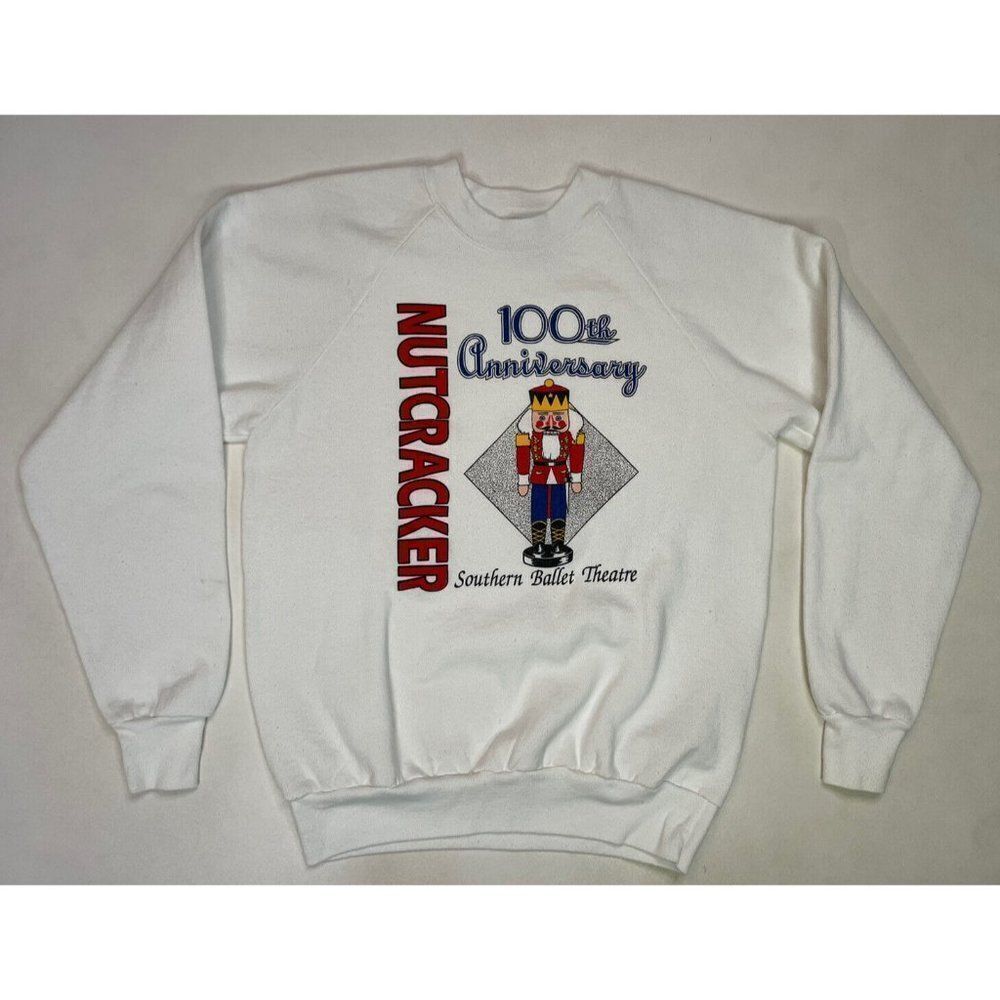VINTAGE Southern Ballet Theatre The Nutcracker Sweatshirt Men Medium USA 90s